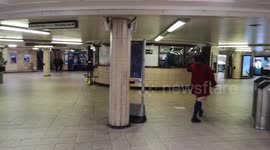 Leicester Square Station Looks Like A Ghost Town