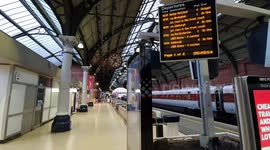 Coronavirus, Deserted Station, Ghost Station, perfect for news clips