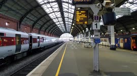 Coronavirus, Deserted Train Station, Ghost Station, perfect for news clips