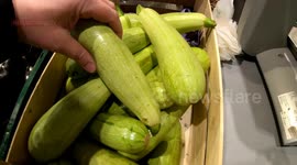 Some unproper vegetables for sale