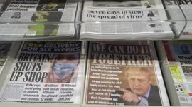 UK newspapers front pages amid COVID crisis - 17 March 2020