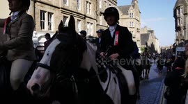 Riders in the 2019 Edinburgh Riding of the Marches