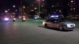 Youngster group argue with police calling on citizens to return home preventing COVID-19 spread, Greece