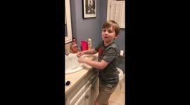 Hand washing fun during corona