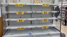 Tesco shelf’s are empty at Wembley branch