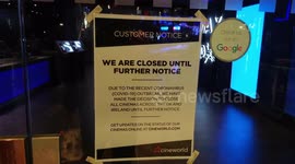 Cineworld In Leicester Square Is Shut Down As People Stay Away From London Due To The Fears Of Coronavirus