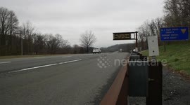 NJ Garden State Parkway North COVID-19 Coronavirus Pandemic Drive Up Mobile Testing 3