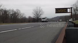 NJ Garden State Parkway North COVID-19 Coronavirus Pandemic Drive Up Mobile Testing 4