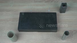 Hydraulic press destroying household objects [Experiment 10]