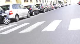 Empty streets in Florence (Italy) during the coronavirus lockdown