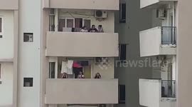 Janta Curfew (Public Curfew): People clap, bang thalis to thank essential service providers in southern India