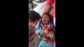 children fight over dolls until it is unclean