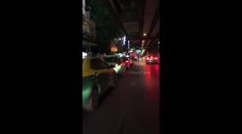 Hundreds of taxis wait for customers as COVID-19 decimates tourism in Bangkok