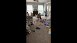 This is what happens when you're quarantined with toddlers!