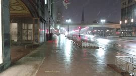 Coronavirus COVID-19 Downtown Detroit