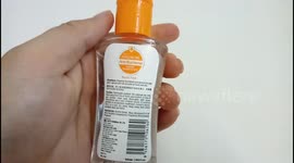Cautious: Hand sanitiser has invisible flaming fire, beware using it!