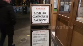 Roma Pizza In Brick Lane Still Serves Customers But Has Laid Out Rules To Protect The Staff And The Customers