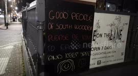 On The Night Of The Lock Down Announced By Boris Johnson South Woodford Is Empty