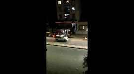 After Mr. PM Modi said to shut down, cops getting grocery shops closing  in Maninagar Ahemedabad India