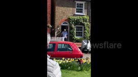 Neighbours sing happy birthday to 92-year-old UK man in isolation