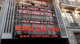 Olympia venue in Paris urges residents to stay home