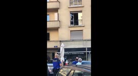 Man 'attacks woman during apartment rampage' in Switzerland as police look on