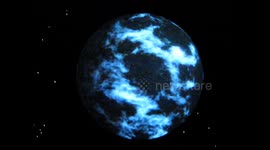 Illustration of how the earth was formed.