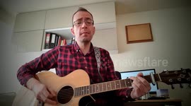 Bored dad posts hilarious 'Coughin' all over the world' parody