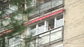 An applause for all the girls and boys in Madrid, Spain