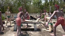 Walk through this terrifying Buddhist 'h ell garden' in Thailand