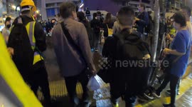 Hong Kong Protesters keep celebrating 