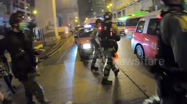 Hong Kong Police makes four arrests during protests in Mong Kok