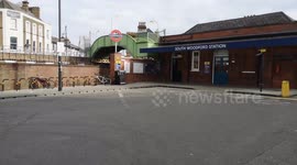 Due To The Coronavirus South Woodford Is Empty With All the Shops Shut