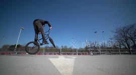 Cool BMX Tricks in urban location / Back to Back