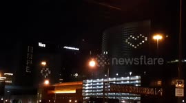 Coronavirus: Las Vegas hotel lights up rooms to show community spirit