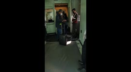 Boarding of a repatriation flight by Europeans in India, because of the COVID-19 coronavirus situation