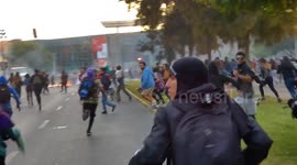 People ripping off special forces and tear gas