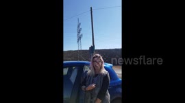 Newsflare Edit - Hitchhiking from Frankfurt (Germany) to Valenciennes (France) during the coronavirus crisis