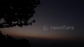 Sunrise Timelapse Video, Kundadri Hills, Karnataka, India