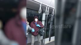 A man on a flight to Britain said it was like 