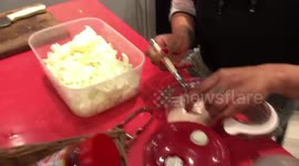 Adapting to lockdown and looking at ways to earn a living online during the COVID-19 Coronavirus Isolation. Here I am doing an online kimchi fermentation workshop via Zoom.