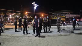 Thai officials patrol city to check COVID-19 curfew is enforced