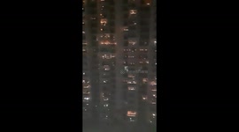 People switch off their lights and use candles and mobile phones to show support during Indian lockdown