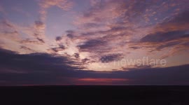 Watch the sunrise above Southampton, New York in this amazing timelapse