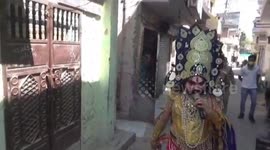 Police take help of 'God of death' to spread Covid-19 awareness in northern India