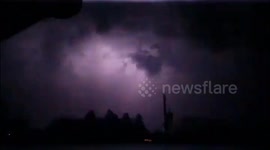 Watch as bolt of lightning lights up night sky over Pennsylvania