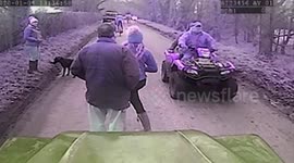 Fox hunters in UK chased off by masked men on ATVs