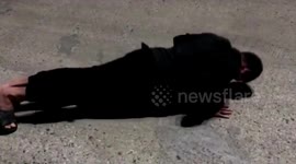 Curfew violators made to do press-ups and star jumps in Thailand