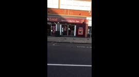 Duck trio queue for supermarket while self-isolating