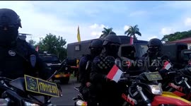Police in Makassar Large-scale Patrol Prevents Covid-19 Distribution